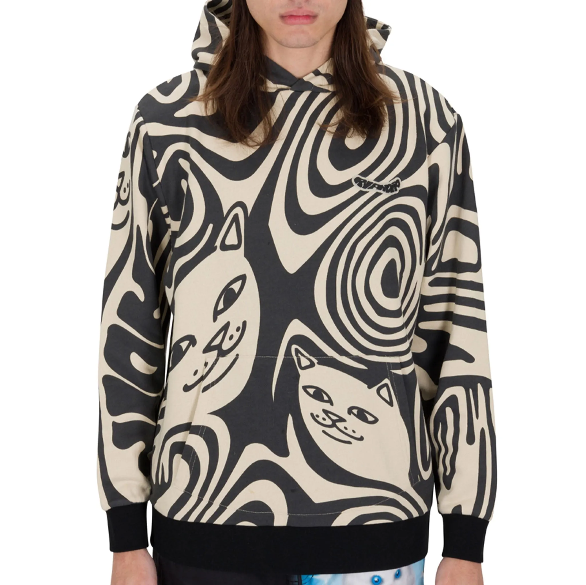 Hypnotic Hoodie (Black/Cream)