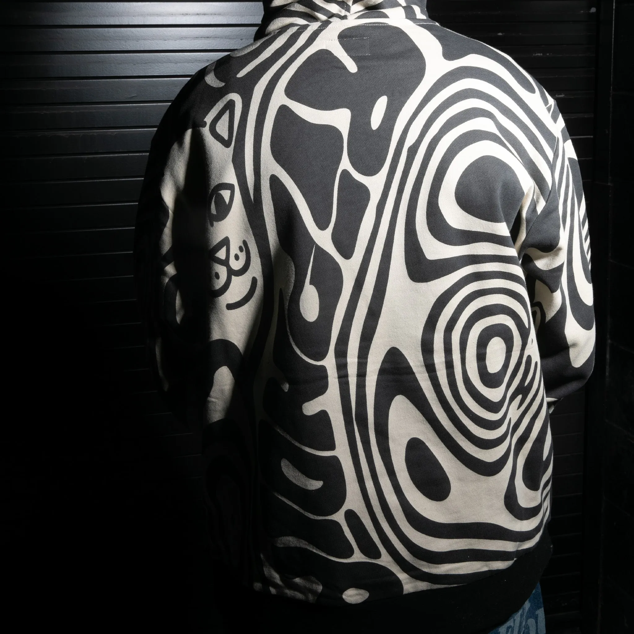 Hypnotic Hoodie (Black/Cream)