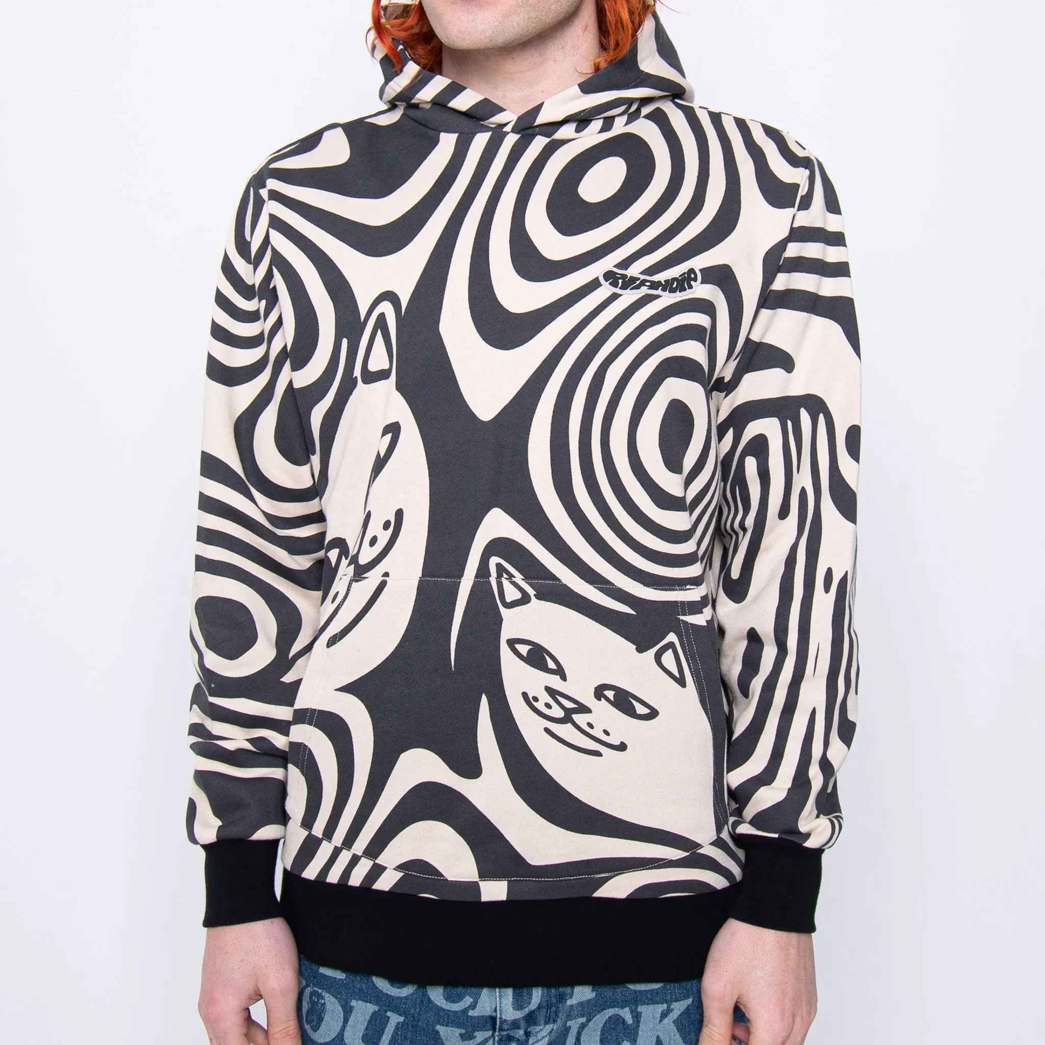 Hypnotic Hoodie (Black/Cream)