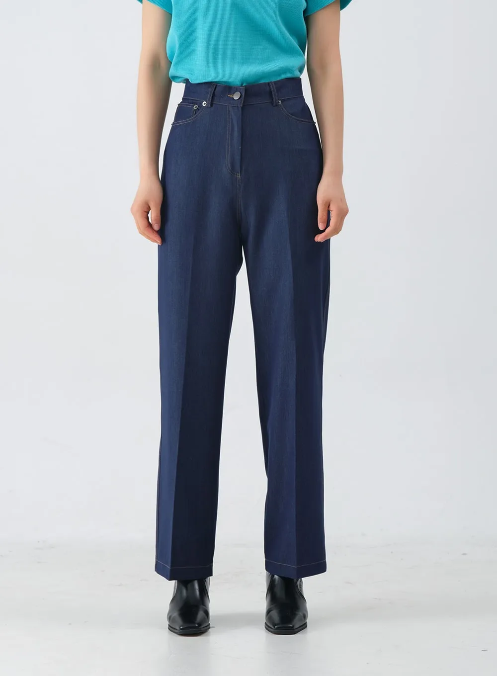 Jean-Style Summer Wide Pants OM6