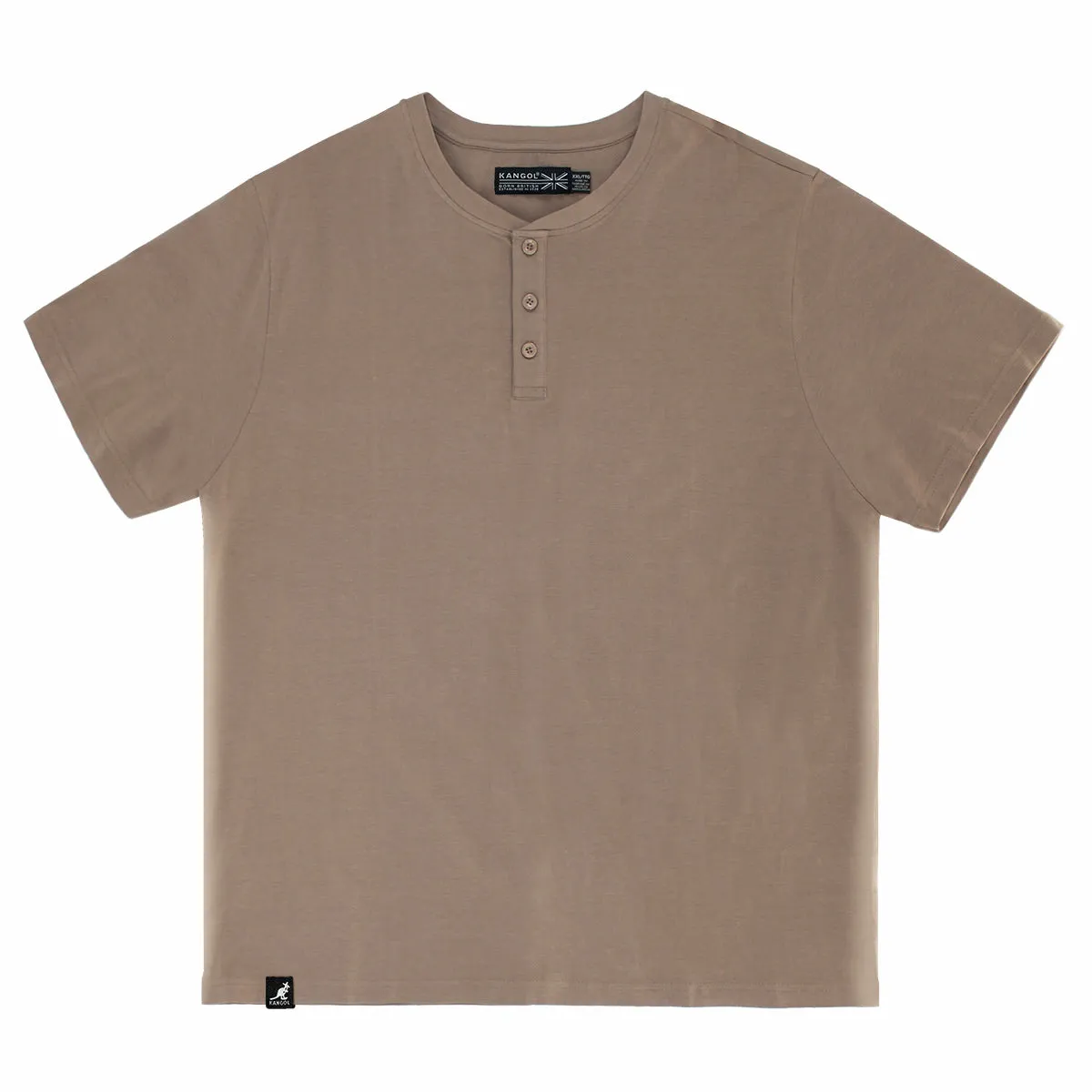 Kangol Lux Cotton Henley T-Shirt