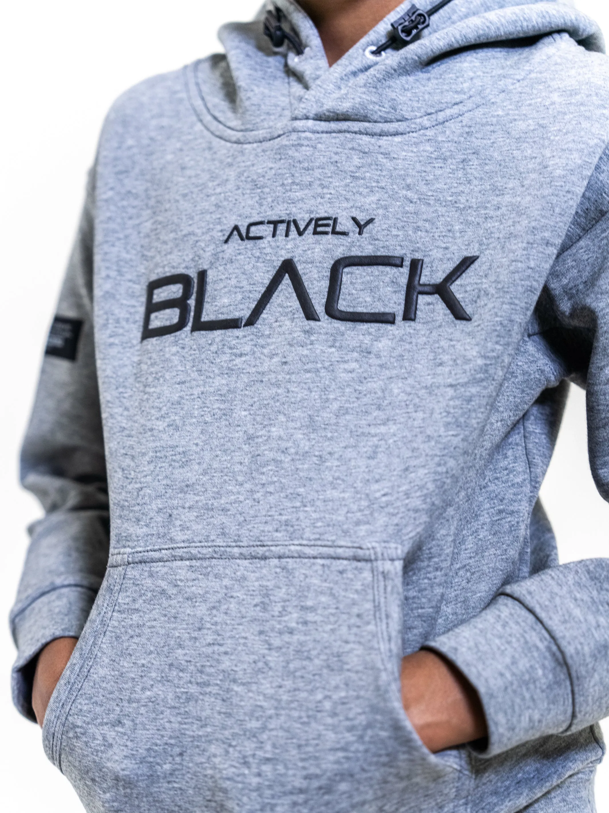 Kids Actively Black Performance Tech Hoodie