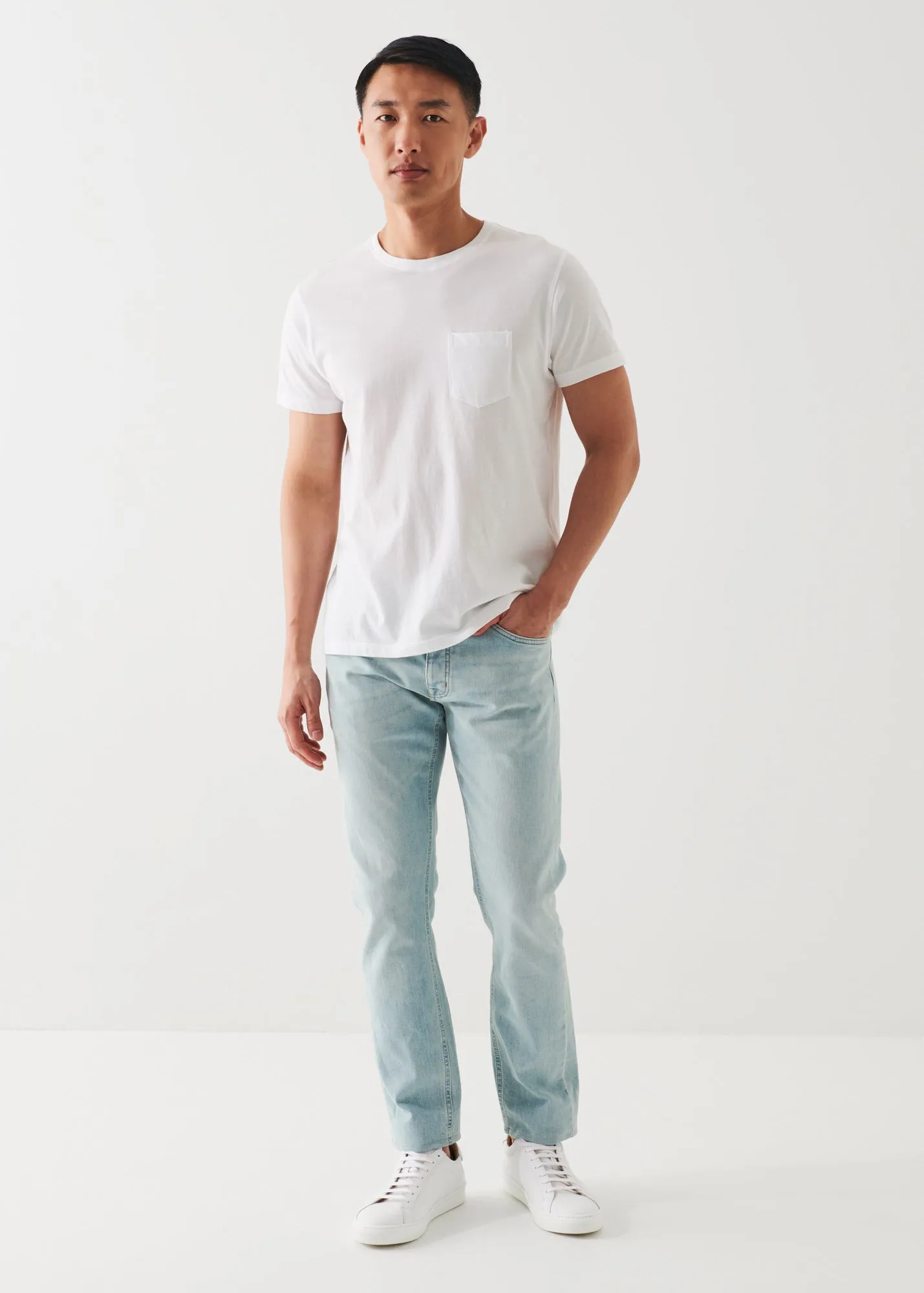 LIGHTWEIGHT PIMA COTTON POCKET T-SHIRT