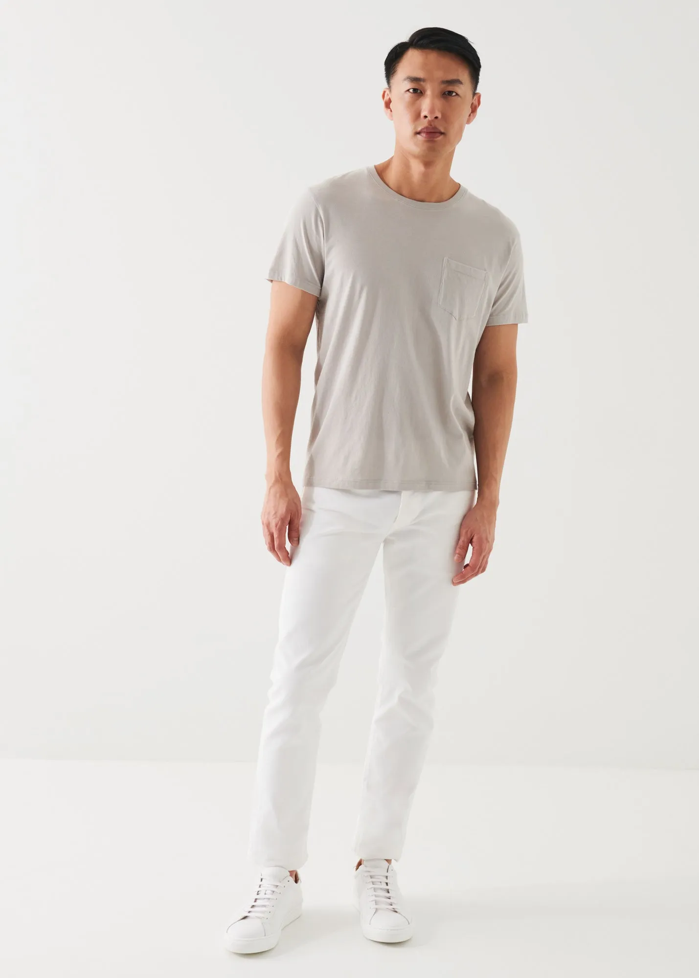 LIGHTWEIGHT PIMA COTTON POCKET T-SHIRT