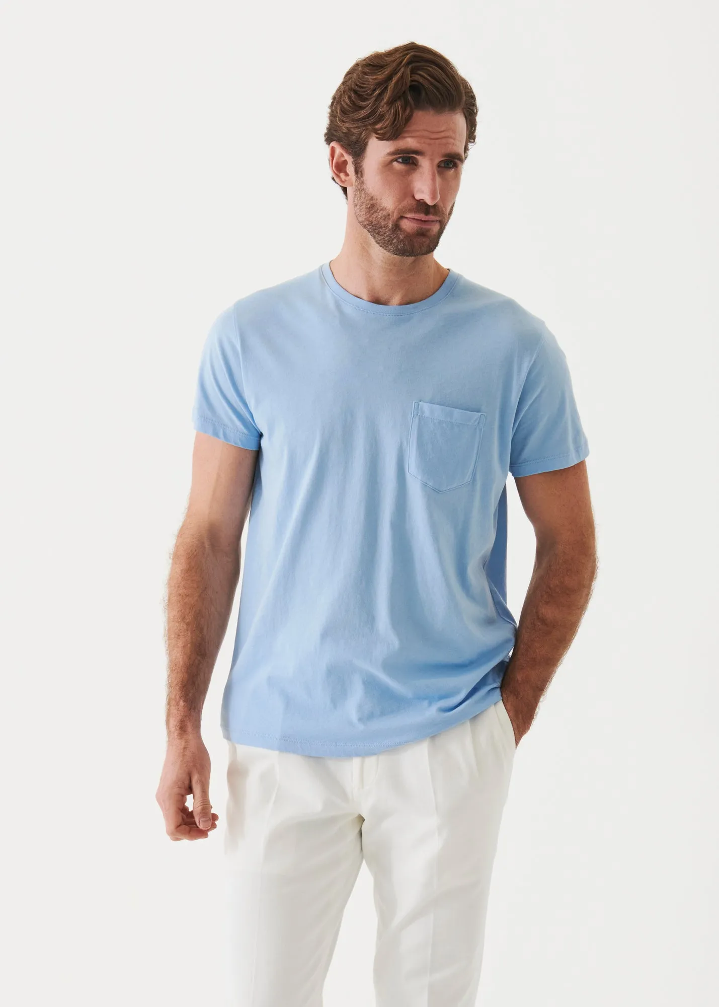 LIGHTWEIGHT PIMA COTTON POCKET T-SHIRT