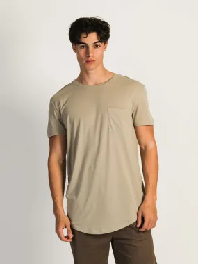 LONGLINE TEE - OATMEAL