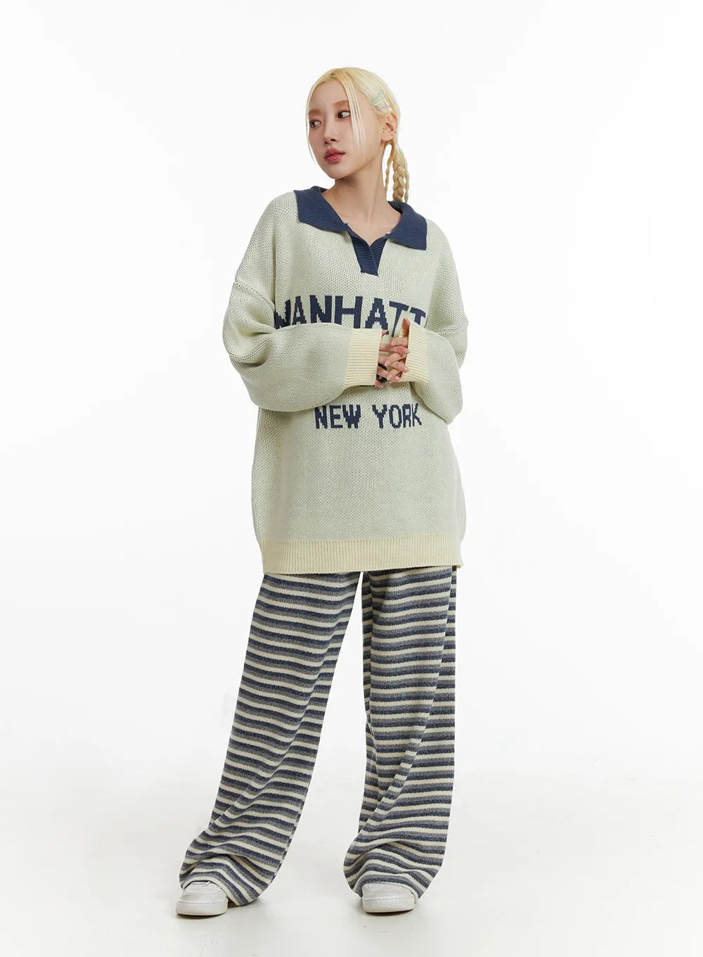 Manhattan Oversized Knit Sweater IF408