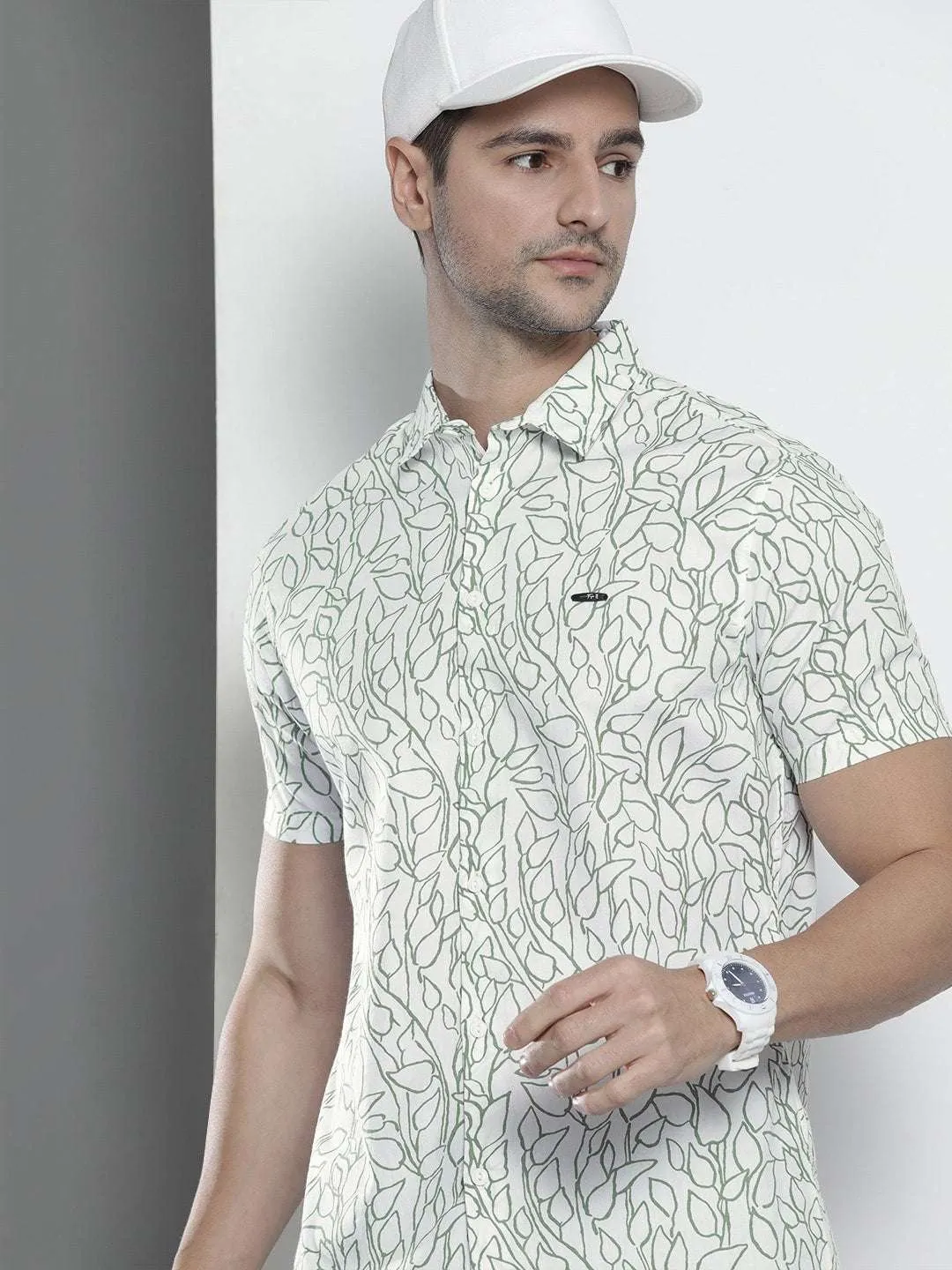 Men Abstract Printed Shirt