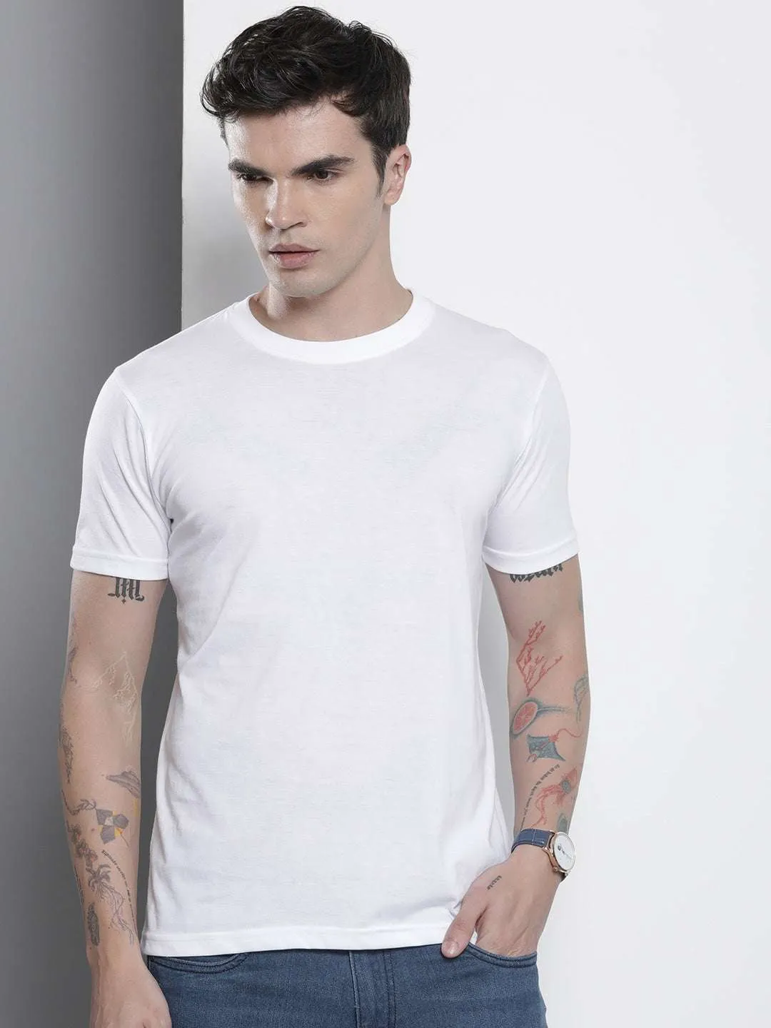 Men Back Printed T-shirt