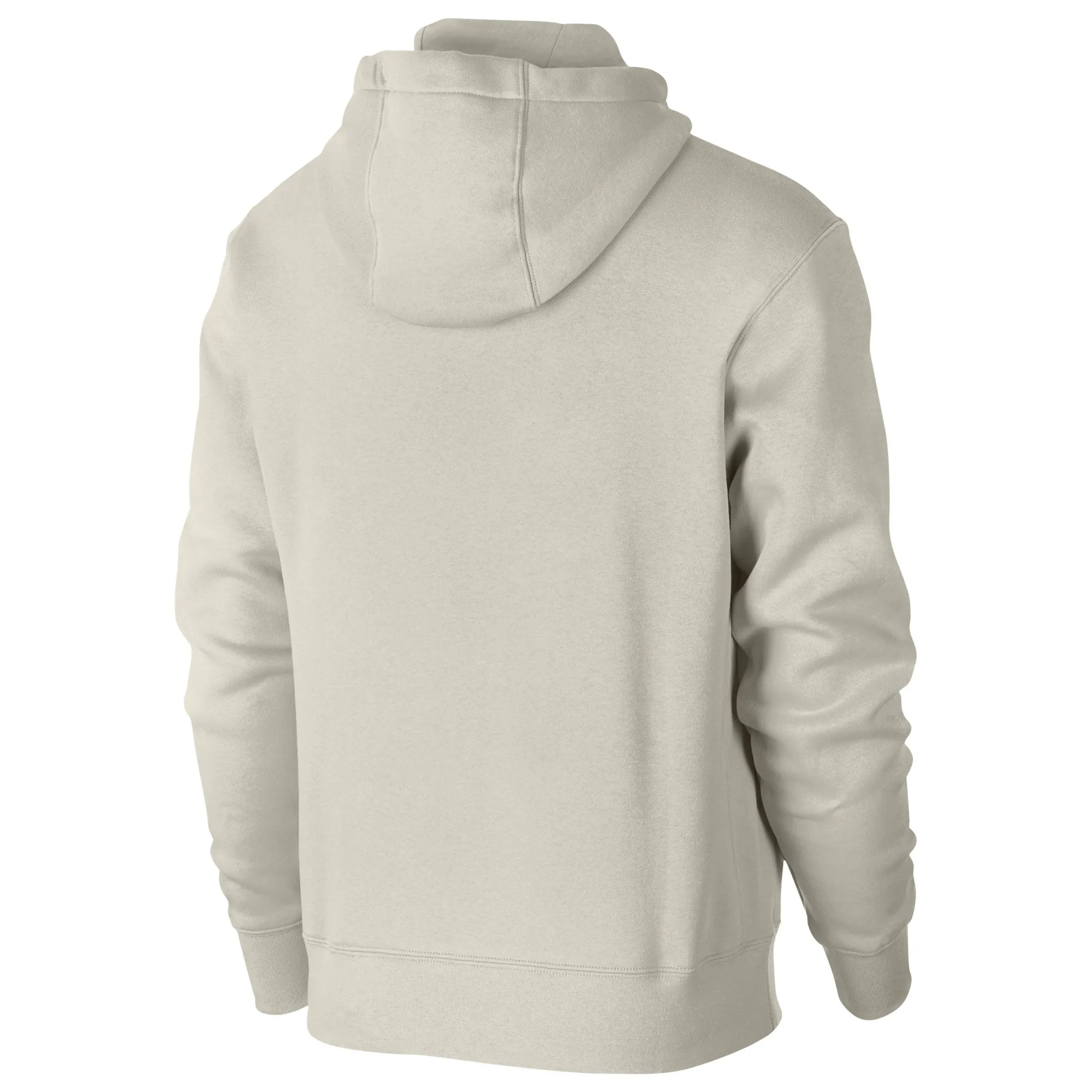 Nike Men's Sportswear Club Fleece Pullover Hoodie Light Bone/White