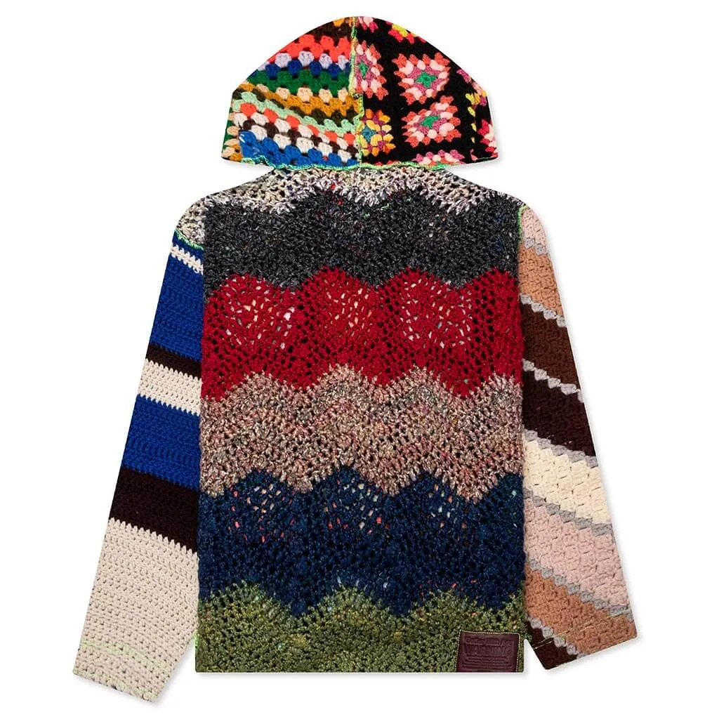 Nonna's Hand Knit Hoodie - Multi