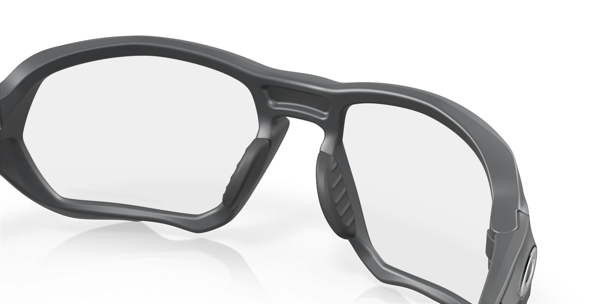 Oakley Plazma Clear To Black Iridium Photochromic Lenses Matte Carbon Frame