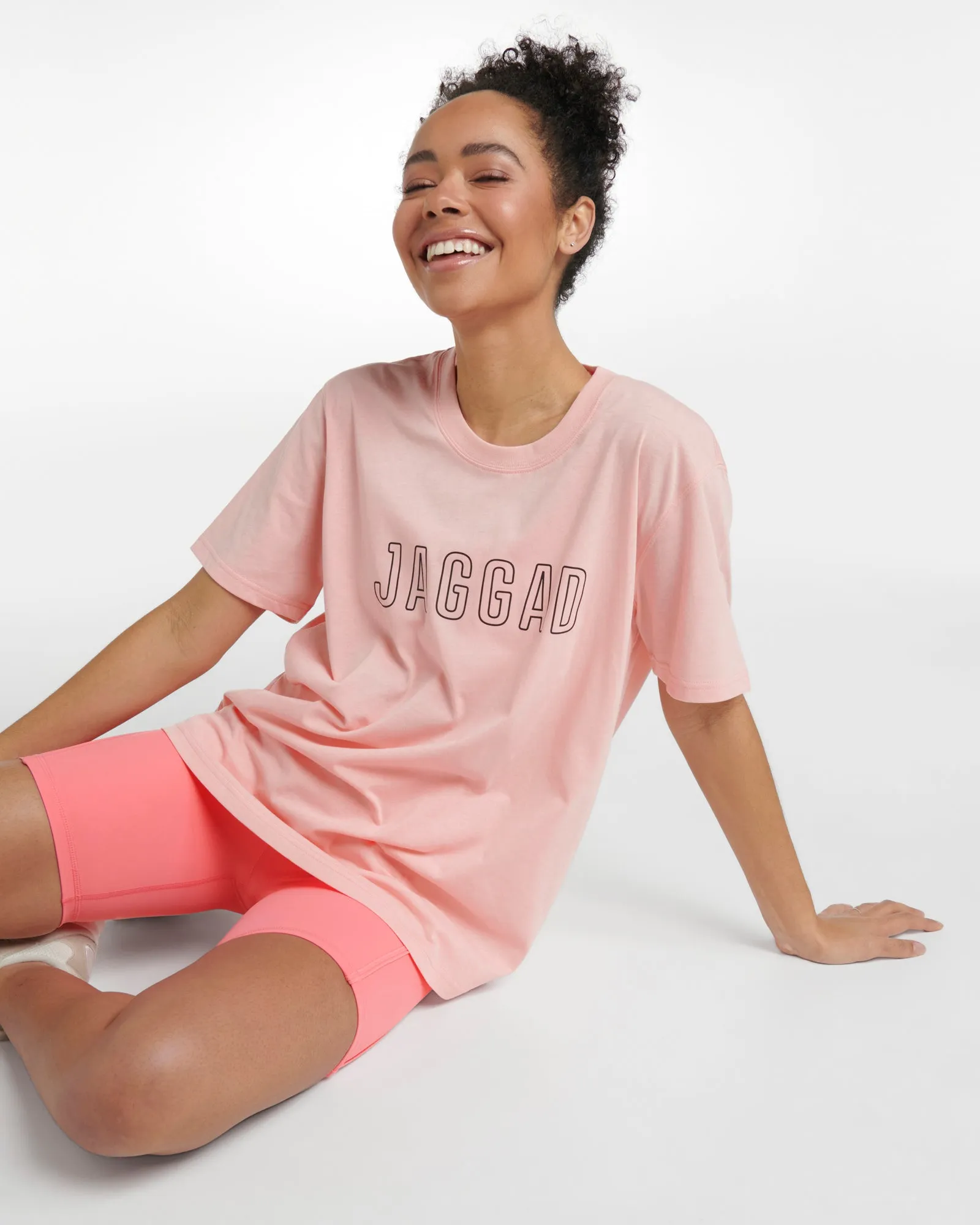 PASADENA CLASSIC KEYLINE TEE PEACH