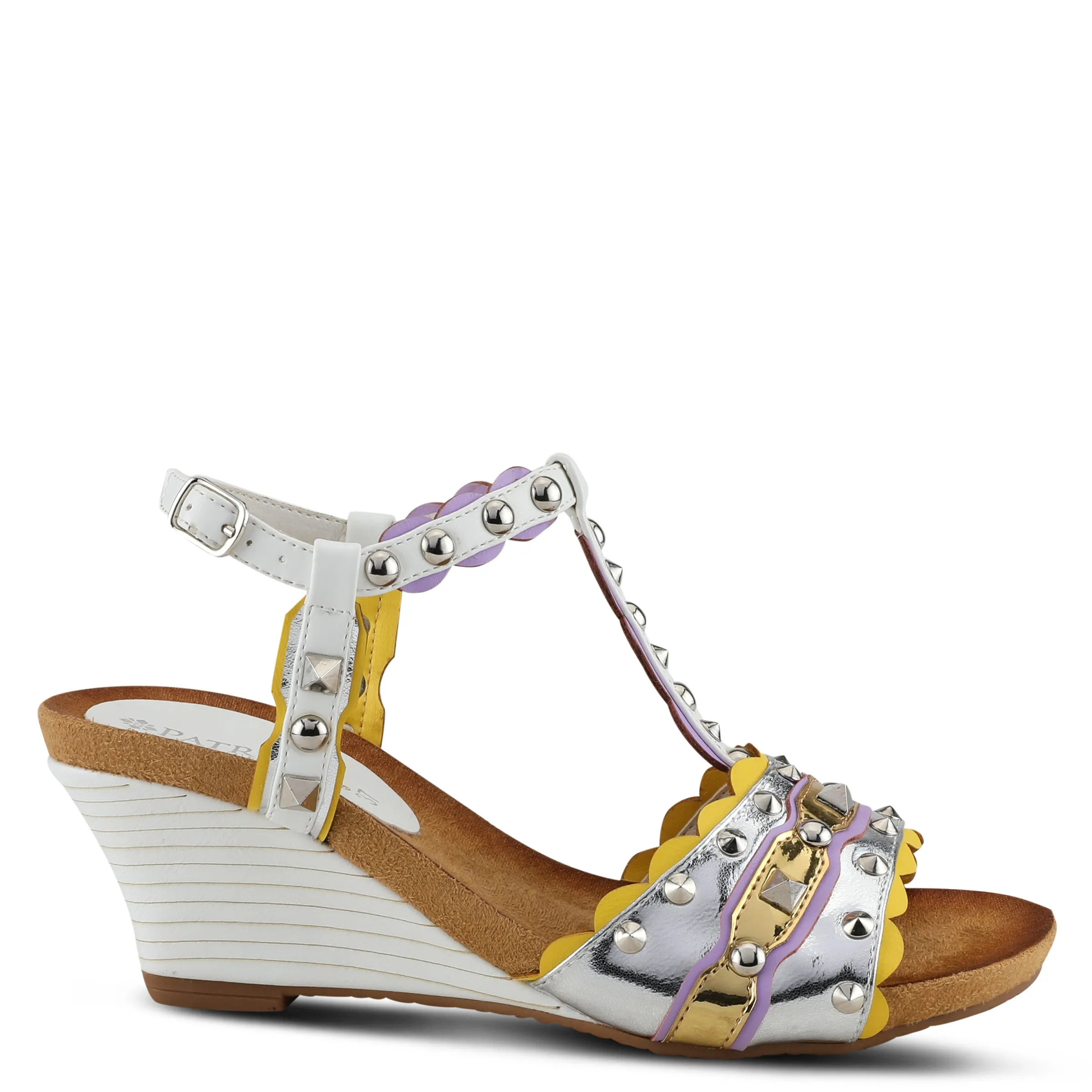 PATRIZIA WILDHONEY T-STRAP SANDALS