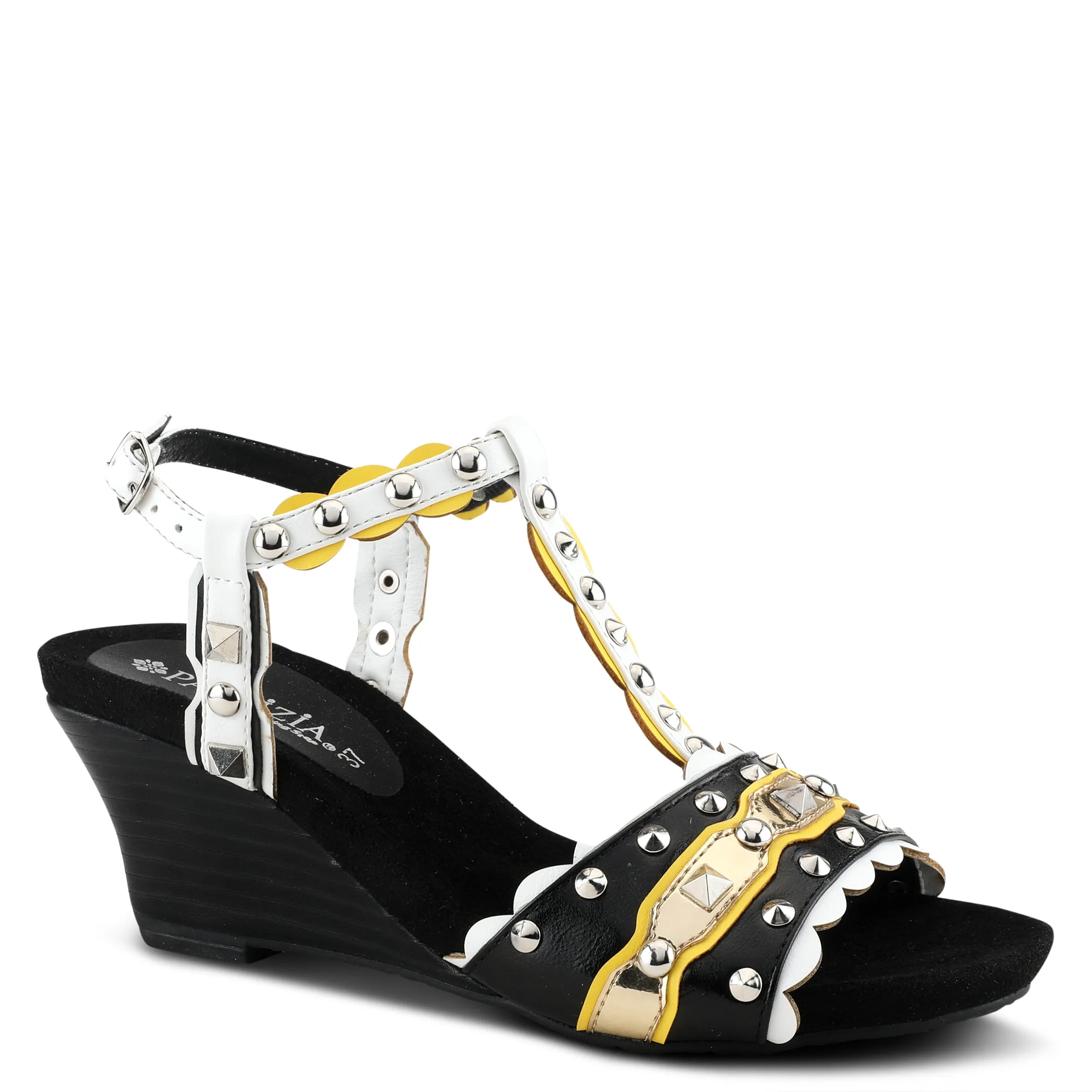 PATRIZIA WILDHONEY T-STRAP SANDALS