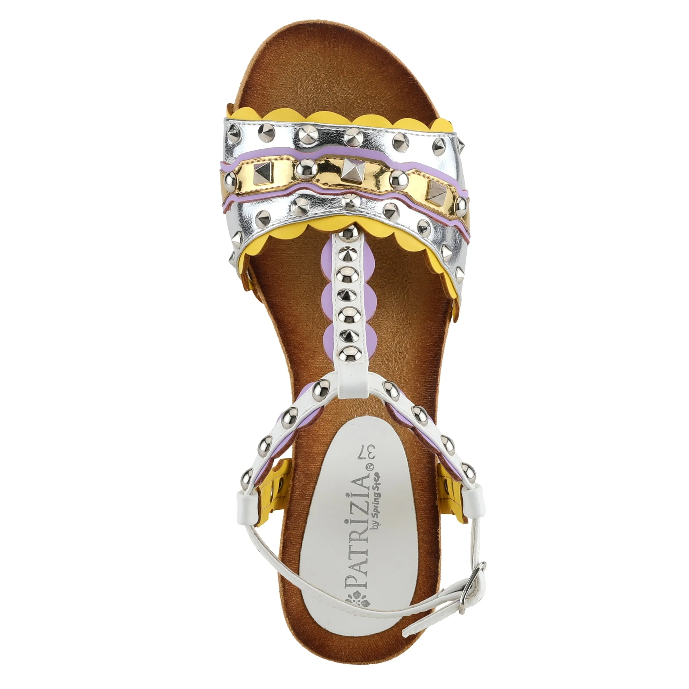 PATRIZIA WILDHONEY T-STRAP SANDALS