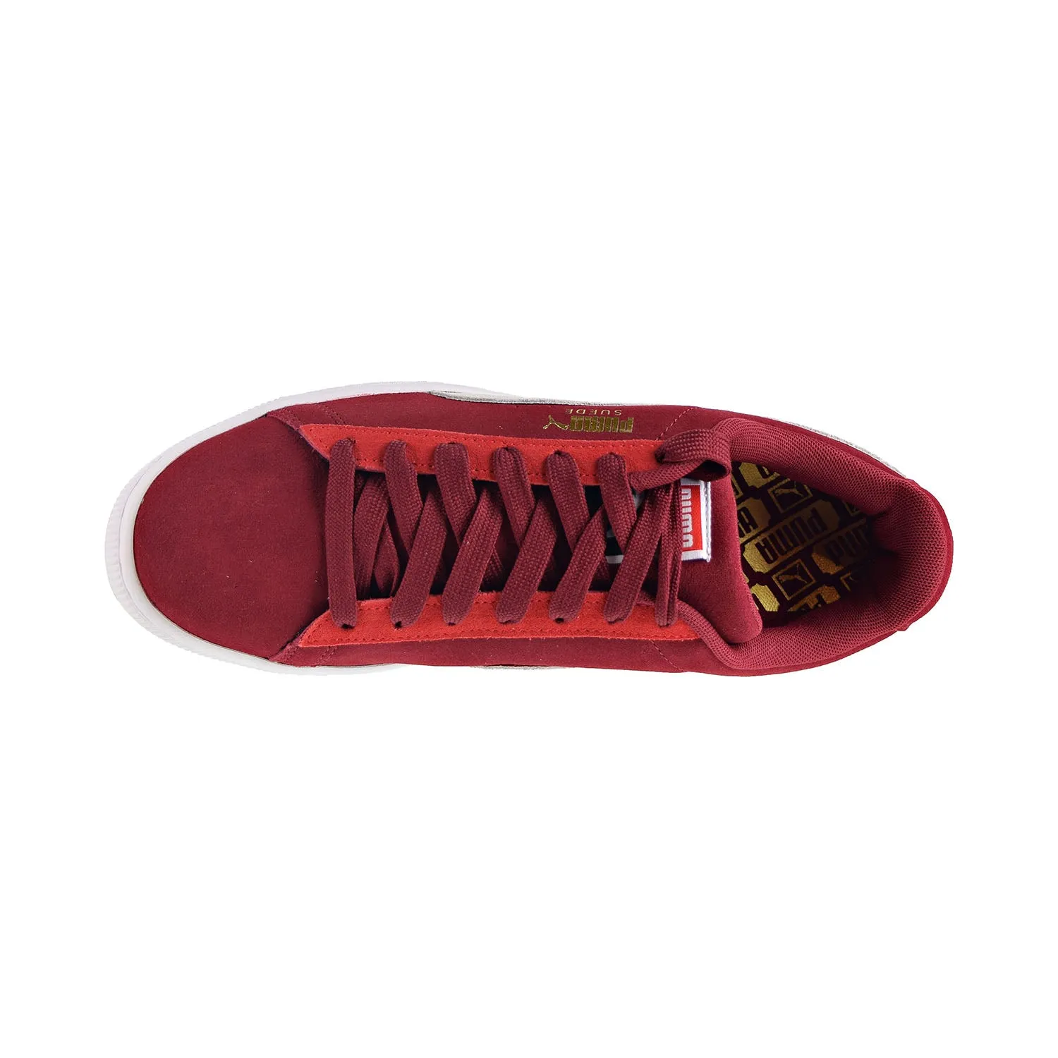 Puma Suede Classic Men's Shoes Rhubarb/Puma White/High Risk Red