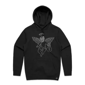 Rhinestone Ski Mask Angel Black