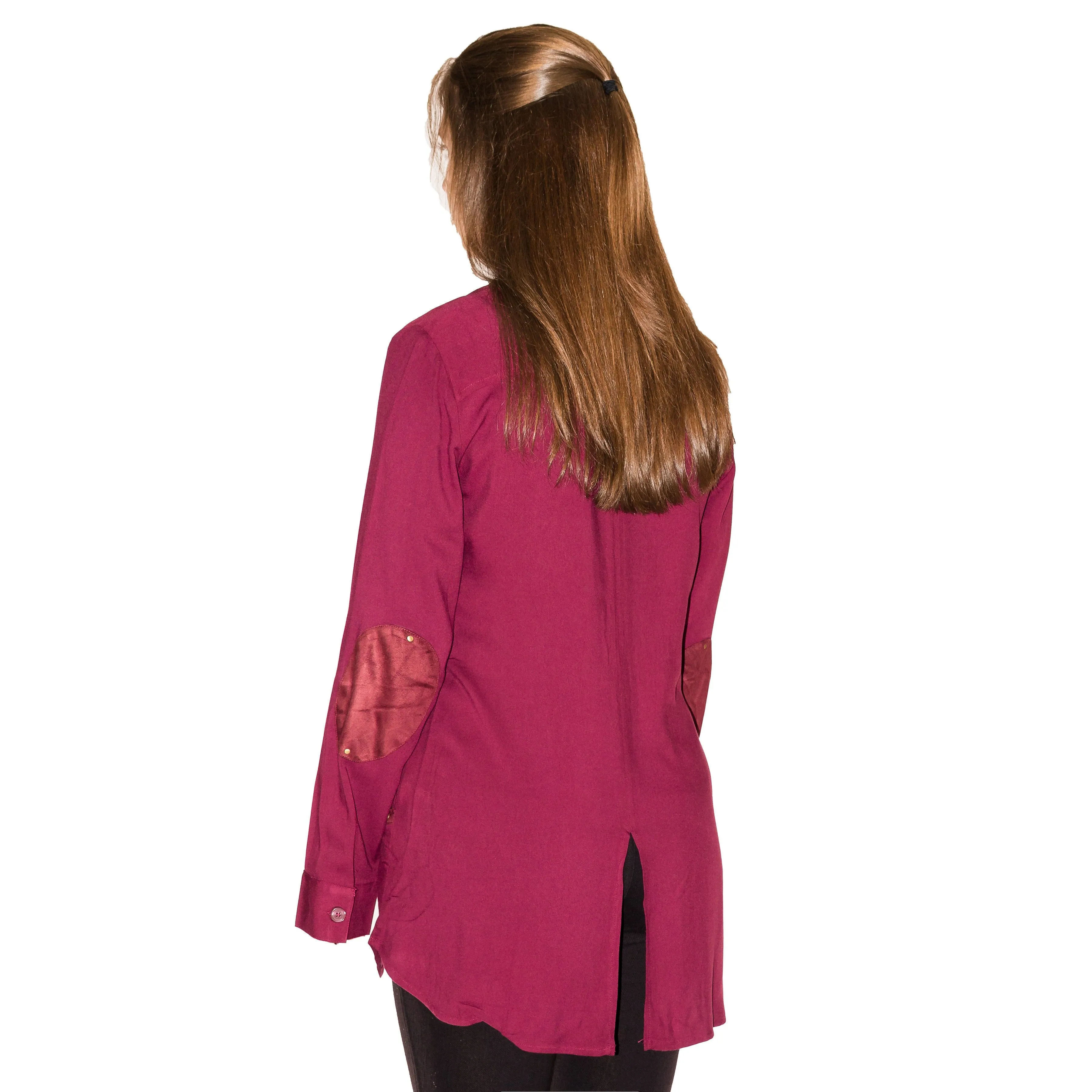 Simply Noelle Zip Up Top/Jacket -Sangria