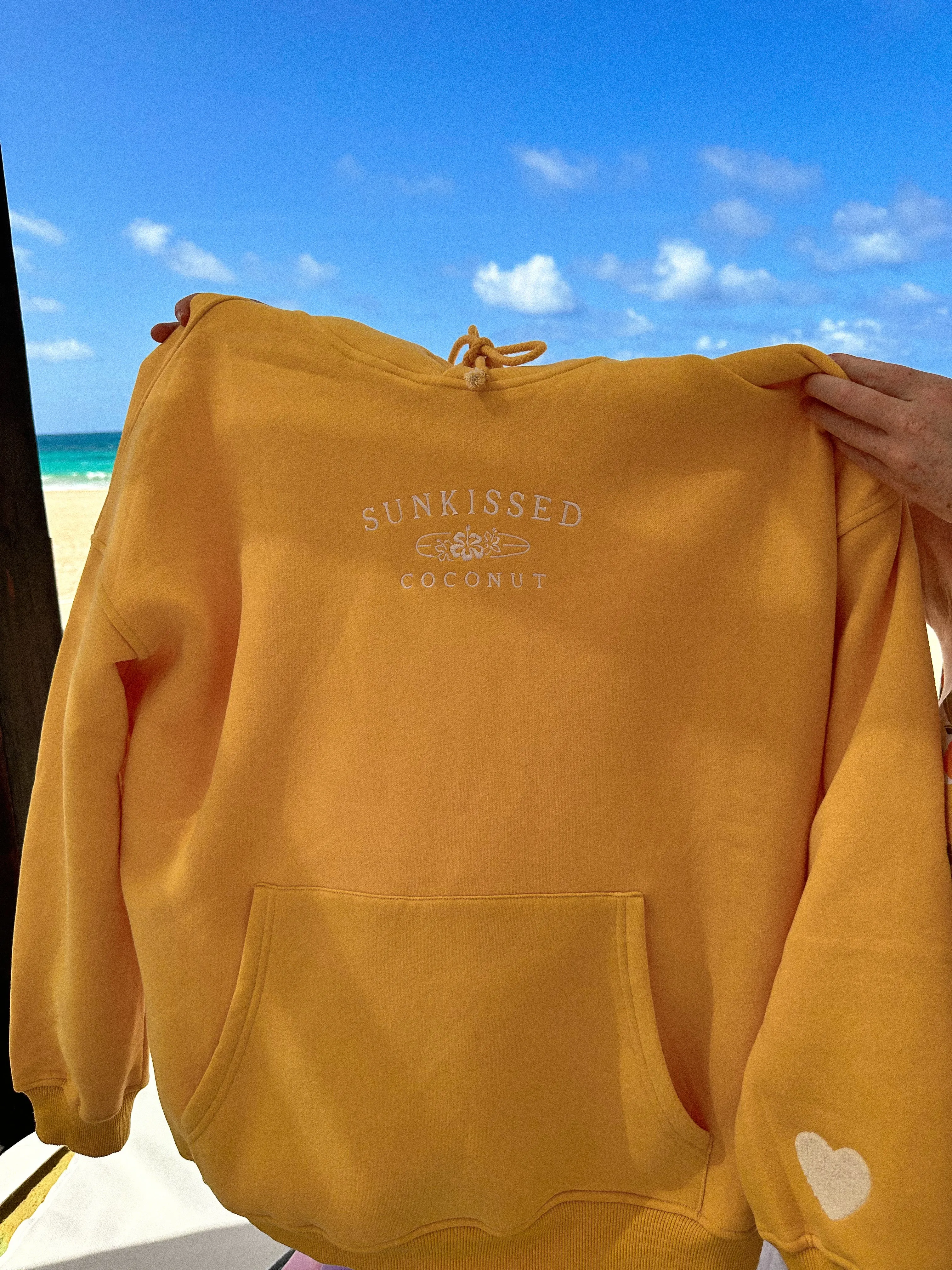 SUNKISSEDCOCONUT EMBROIDER HOODIE