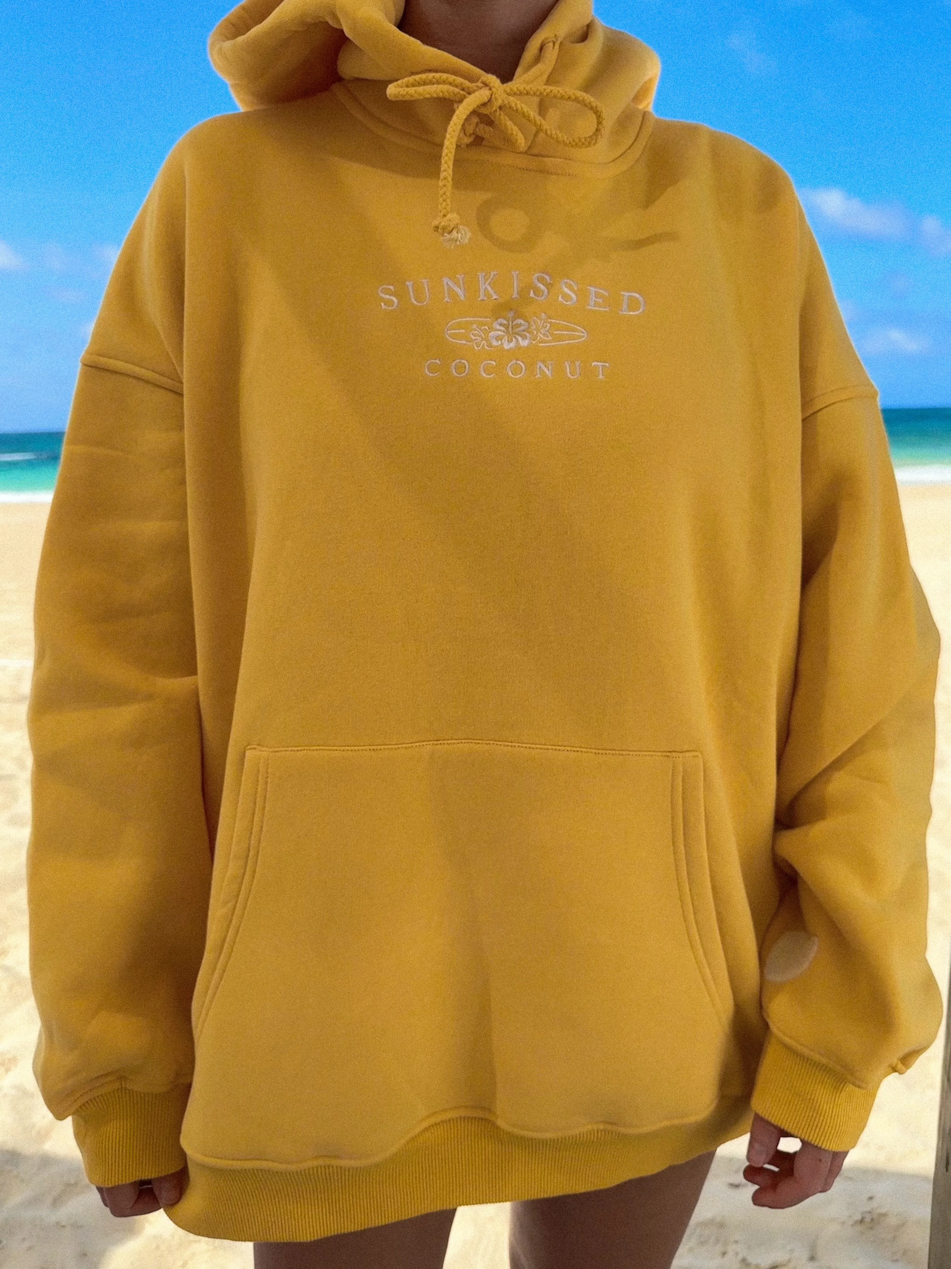 SUNKISSEDCOCONUT EMBROIDER HOODIE