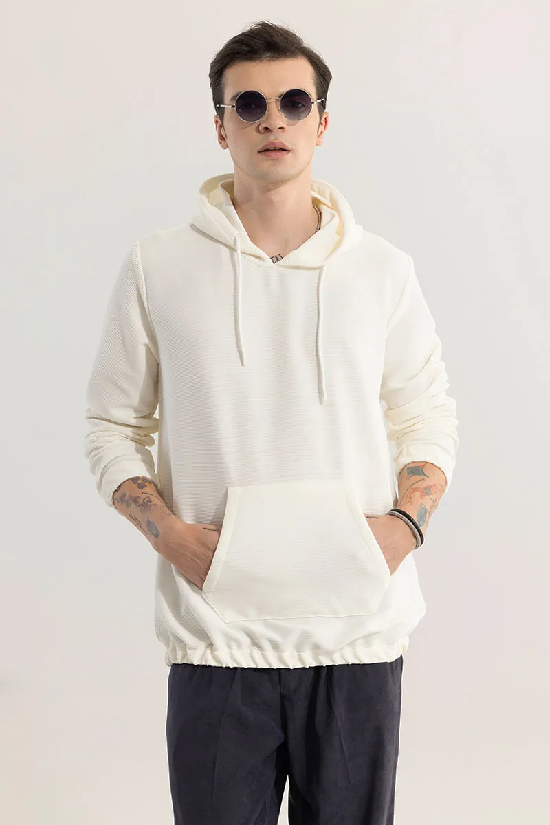 Supine White Hoodie