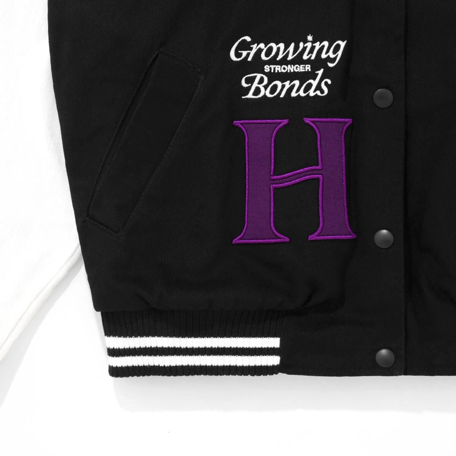 True X Herb Bomber Jacket  - Black