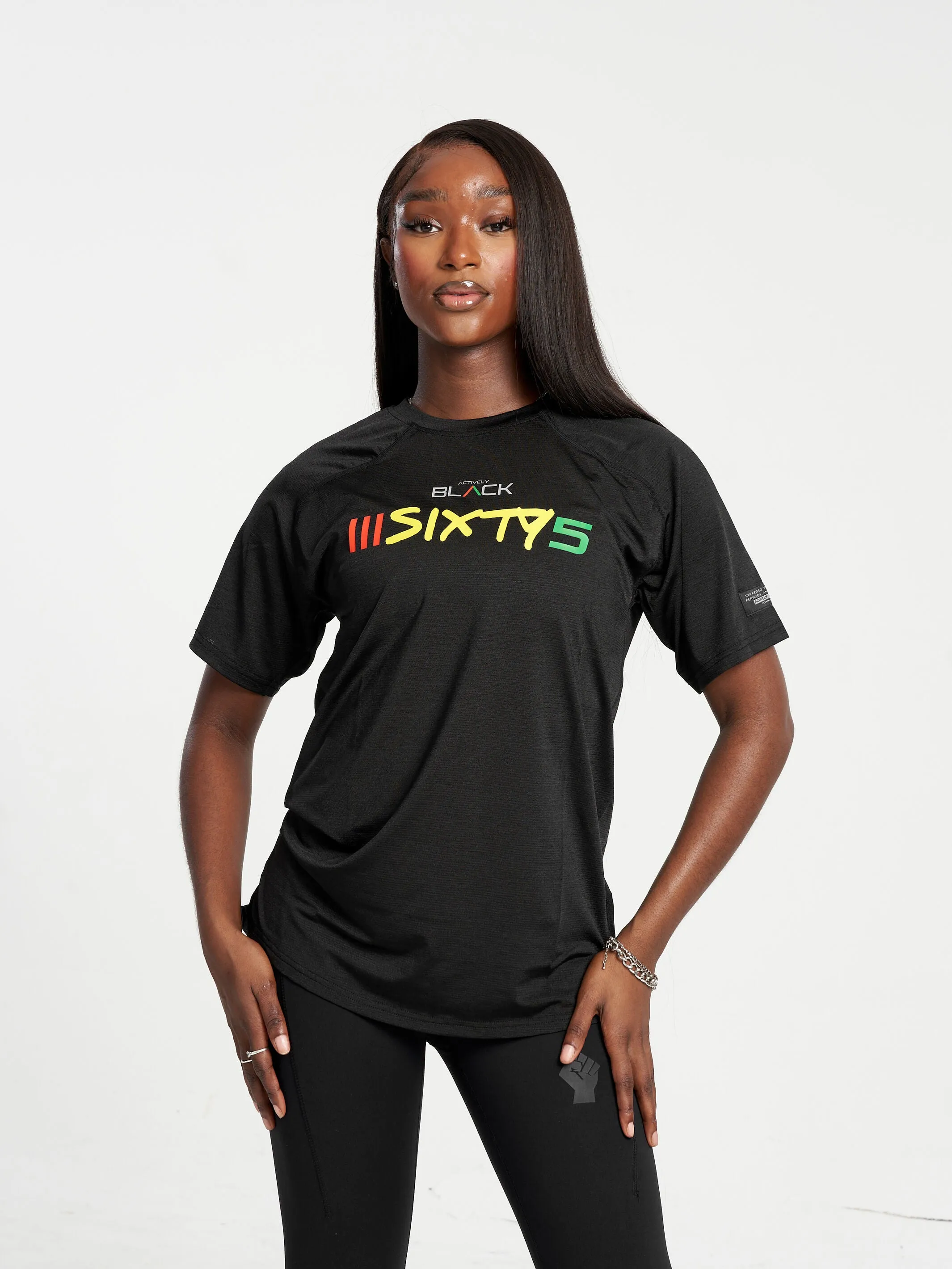 Unisex Actively Black 365 Performance Shirt