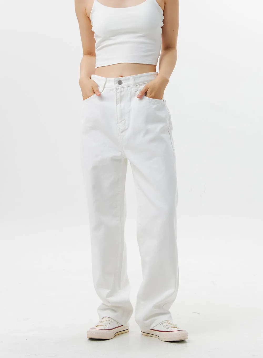 Wide-Fit Cotton Pants OG318