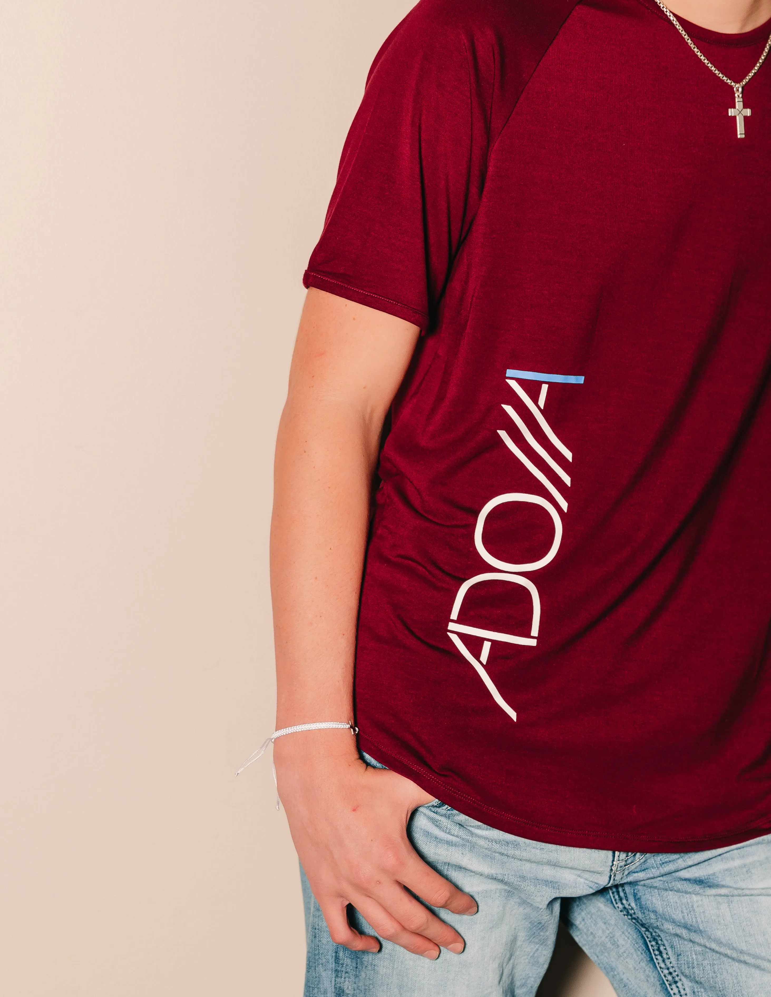 Wine ADONAI Bamboo Tee