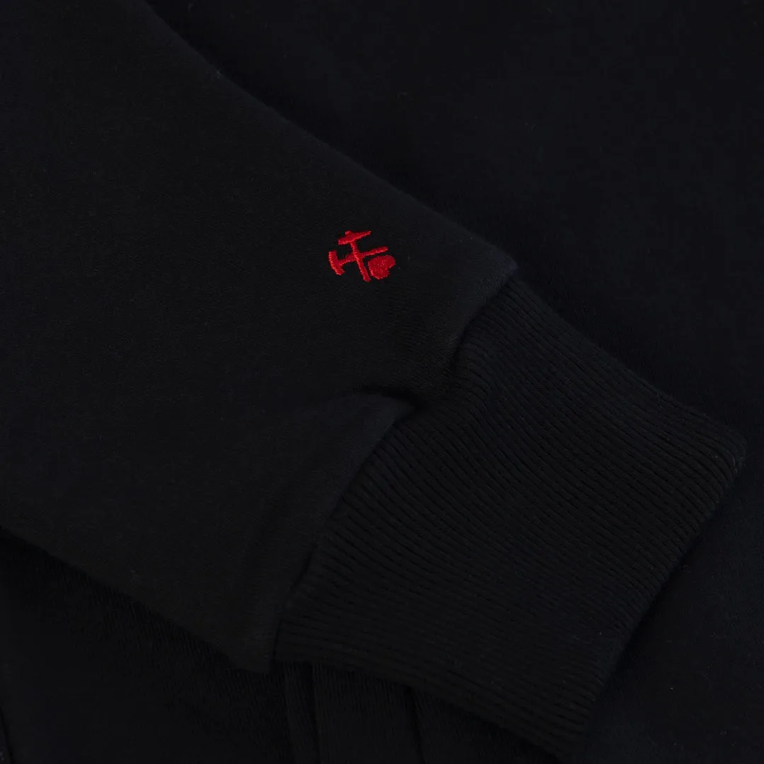 Zip-Hoodie "Lore" Black