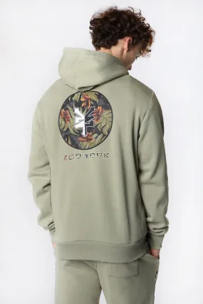 Zoo York Mens Tropical Logo Hoodie